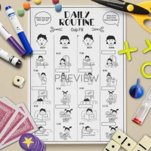 Daily Routine | Fun ESL Activities For Kids | Gru Languages