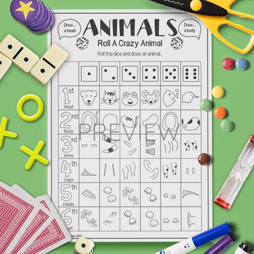 Roll & Draw Monsters Drawing Game