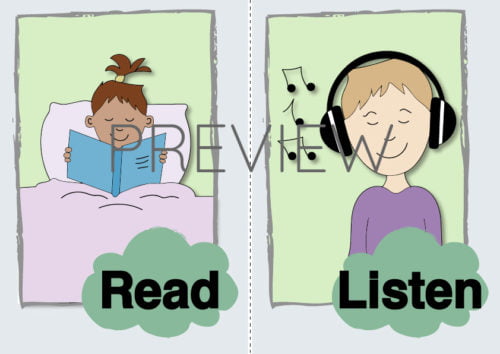 ESL Read and Listen Flashcard