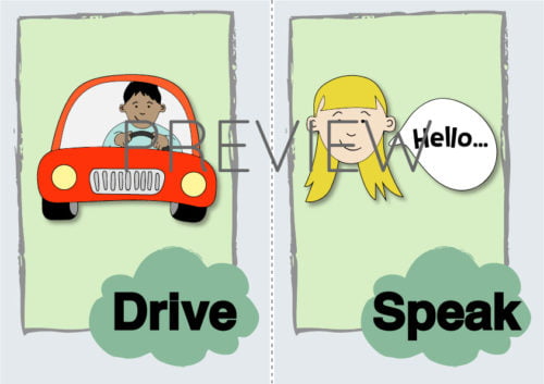 ESL Drive and Speak Flashcards