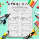 Adjectives | Opposites | ESL Worksheet For Kids