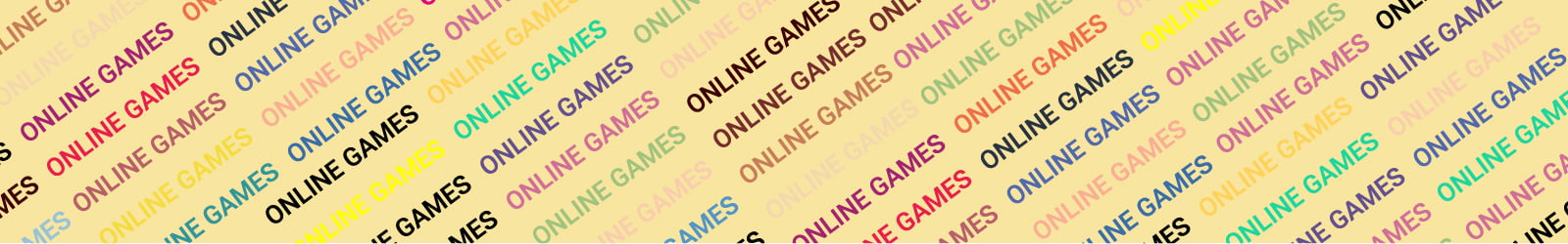Online Games Banner Yellow