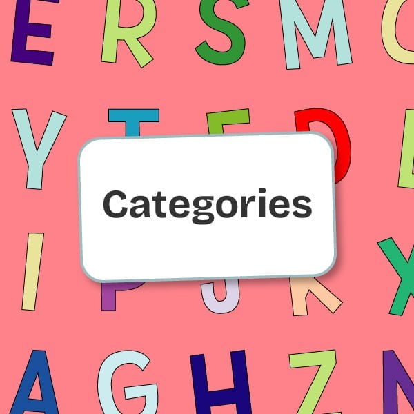 online categories game for children