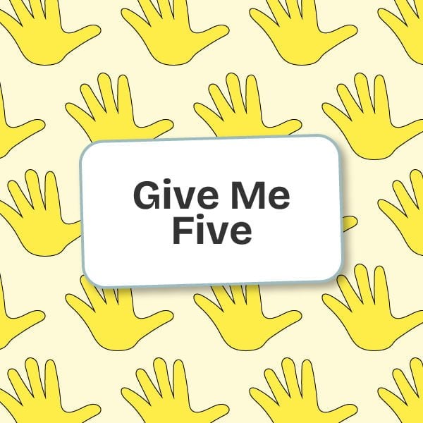 online give me five game for children