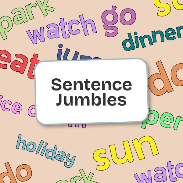 online sentence jumbles for children