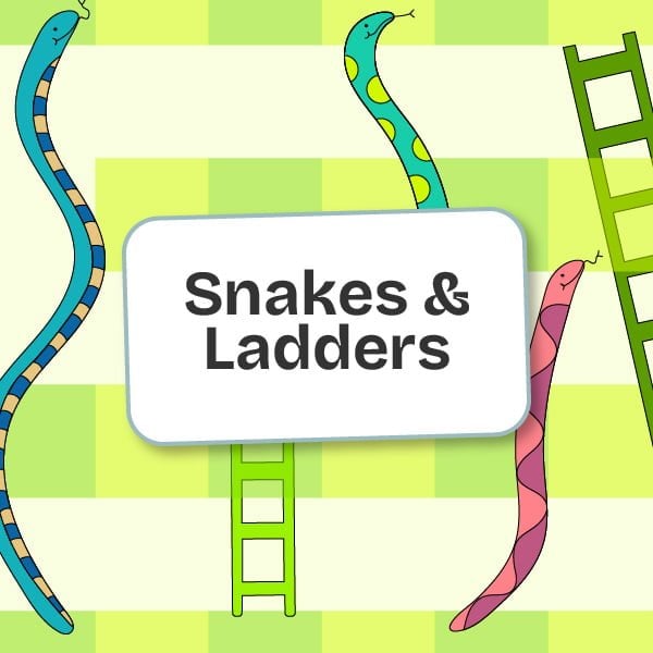 online snakes and ladders game for children