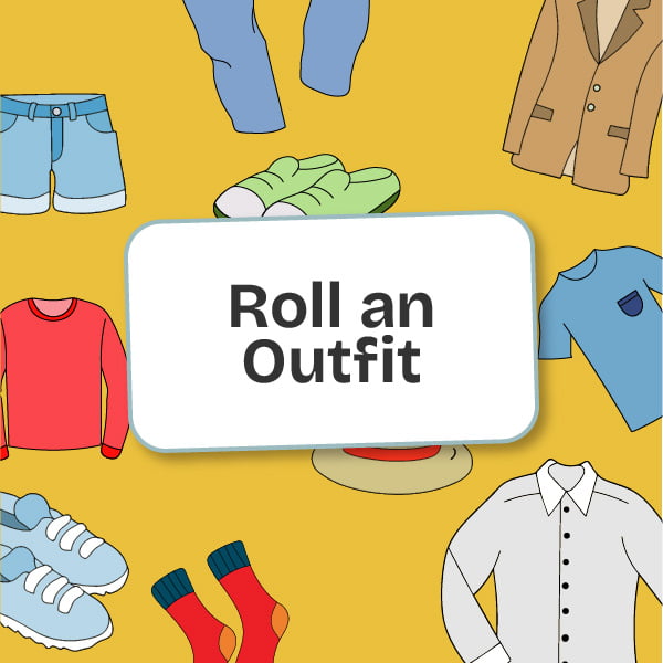 roll an outfit online game for children