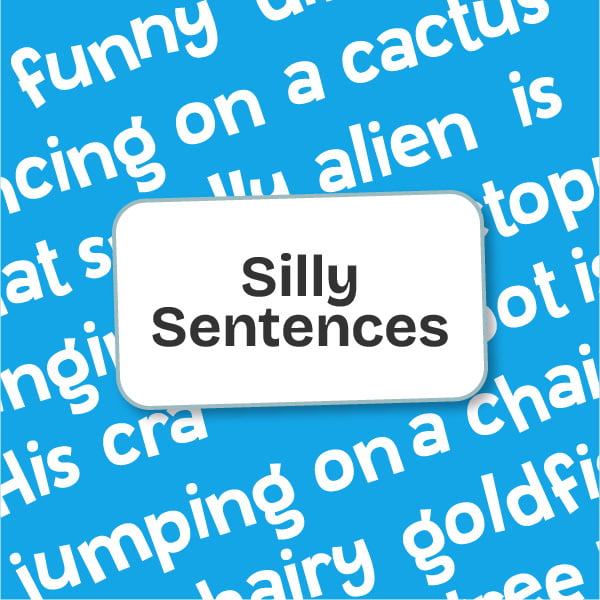 silly sentences online game for children