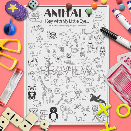 Animal I Spy Game for Children