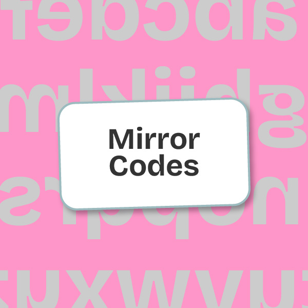 Mirror Codes Vocabulary Game for Children