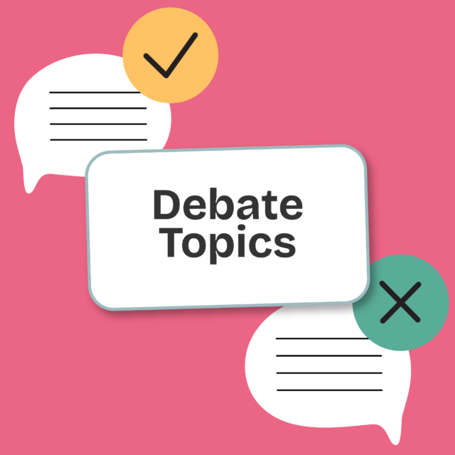 Debate topics for children learning English