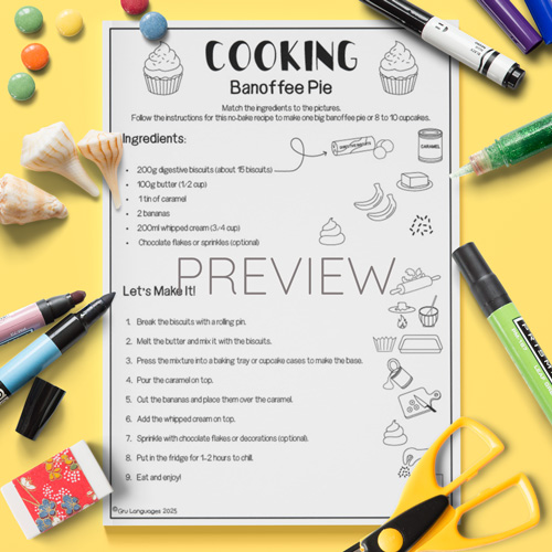No-bake banoffee pie recipe for children