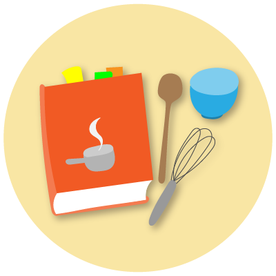 Cooking recipe activities for children learning English