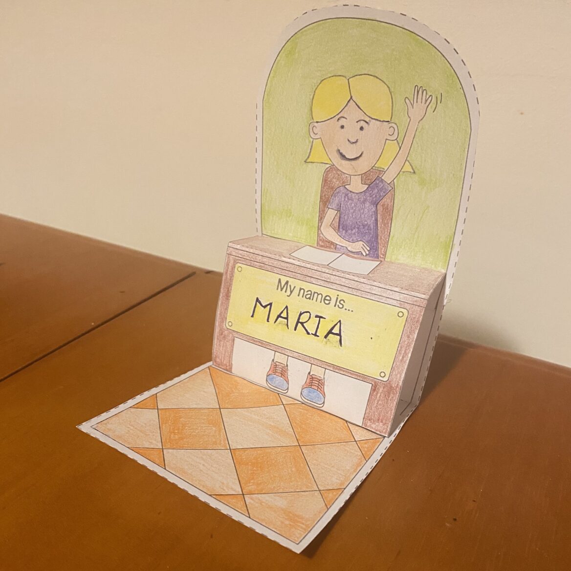 Back To School | Pop Up Desk | Fun Craft for Children