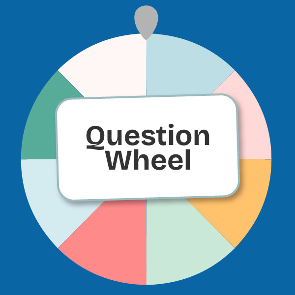Online question wheel game for children learning English