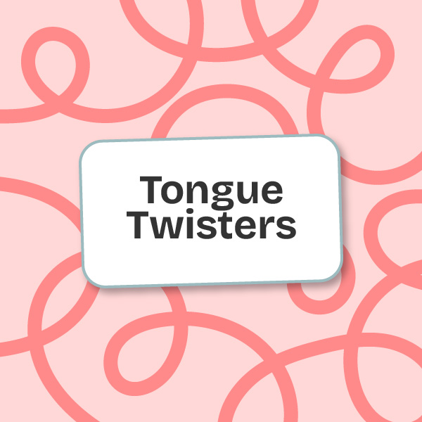 Online tongue twisters for children learning English