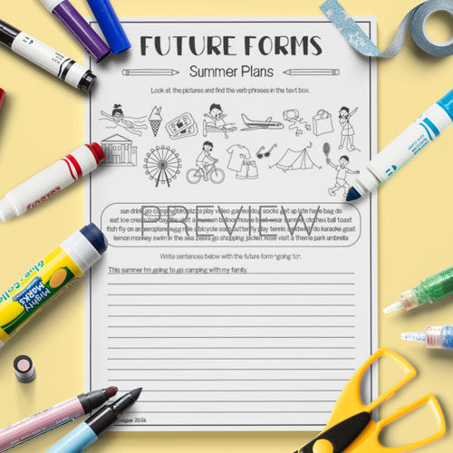 Future forms, going to practice for children